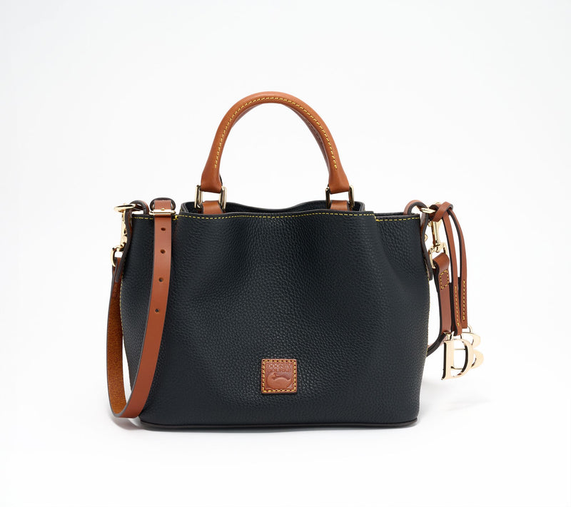 Dooney & Bourke Pebble Leather Mini Barlow Top Handle Satchel — View 11
