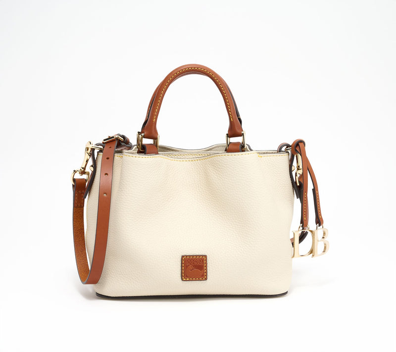 Dooney & Bourke Pebble Leather Mini Barlow Top Handle Satchel — View 12