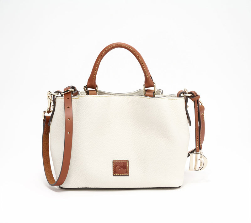 Dooney & Bourke Pebble Leather Mini Barlow Top Handle Satchel — View 15