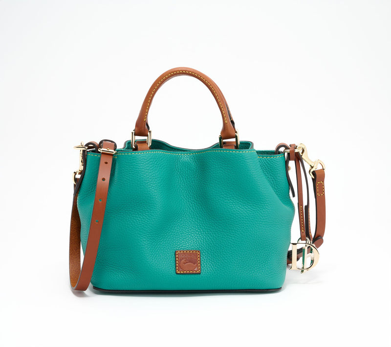 Dooney & Bourke Pebble Leather Mini Barlow Top Handle Satchel — View 16