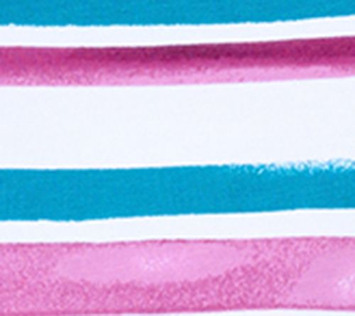 Denim & Co. Petite Perfect Jersey Watercolor Striped Tunic — View 10