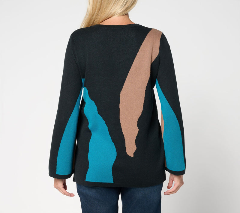Brandis Dress Out Loud Wild Kat Intarsia Sweater — View 4
