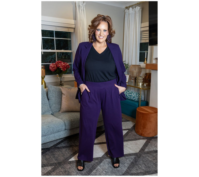 Brandis Dress Out Loud Petite Confidence Crepe Pants — View 8