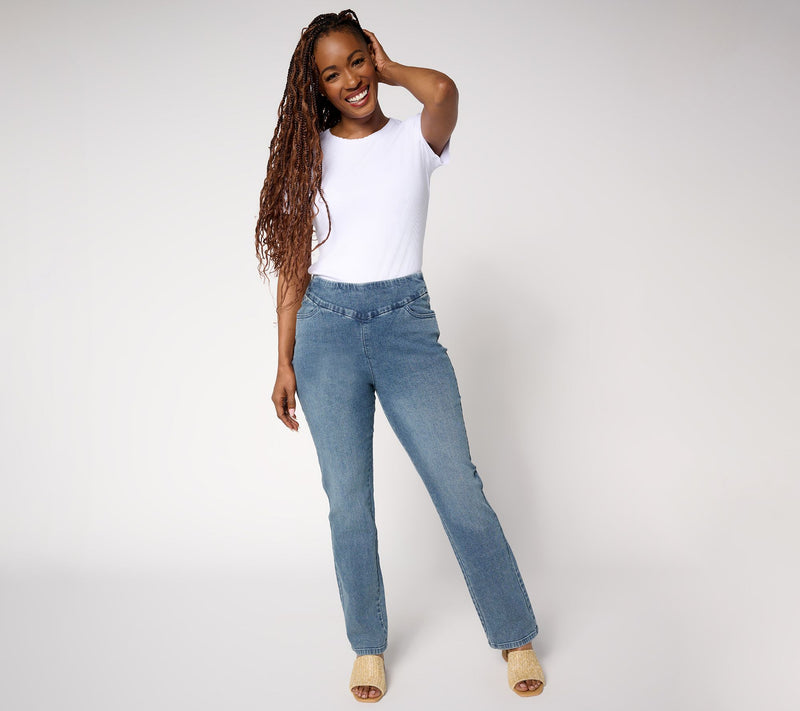 Brandis Dress Out Loud Tall De Novo Denim Straight Leg — View 5