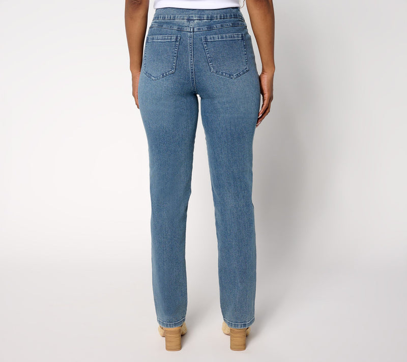 Brandis Dress Out Loud Tall De Novo Denim Straight Leg — View 4