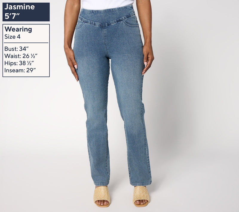 Brandis Dress Out Loud Tall De Novo Denim Straight Leg — View 3