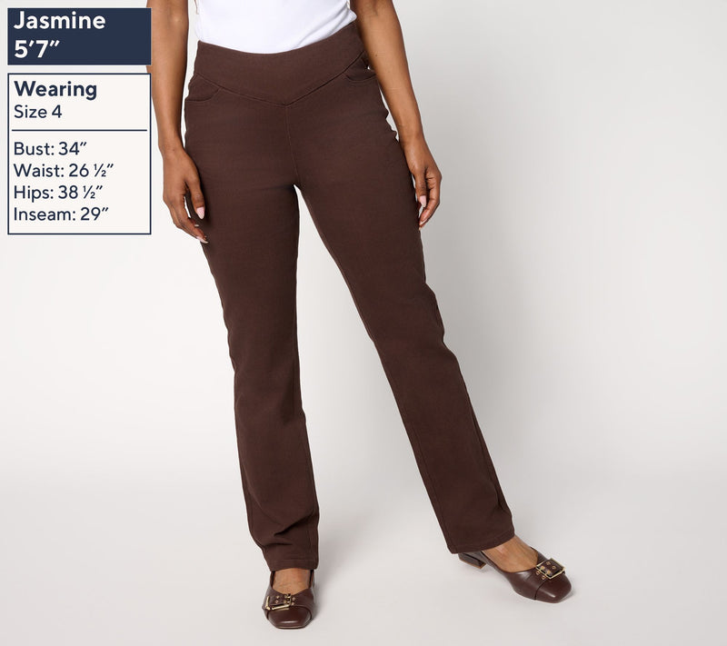 Brandis Dress Out Loud Petite De Novo Twill Straight Leg — View 2