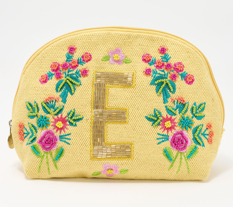 America & Beyond Embellished & Beaded Initial Pouch — View 35