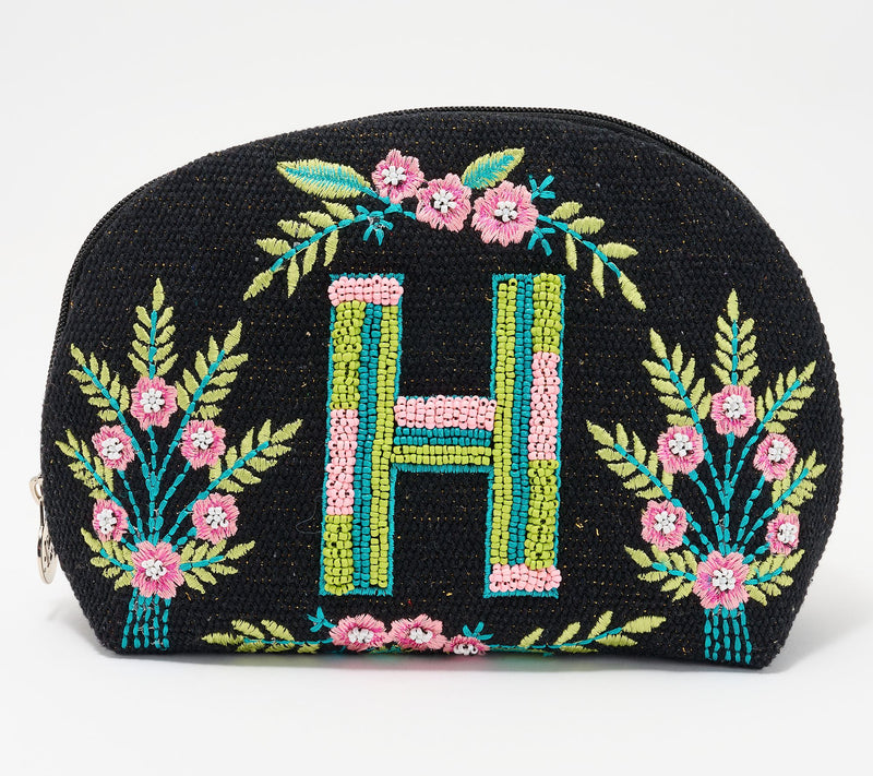 America & Beyond Embellished & Beaded Initial Pouch — View 38