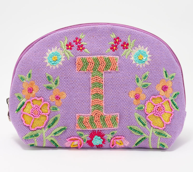America & Beyond Embellished & Beaded Initial Pouch — View 39