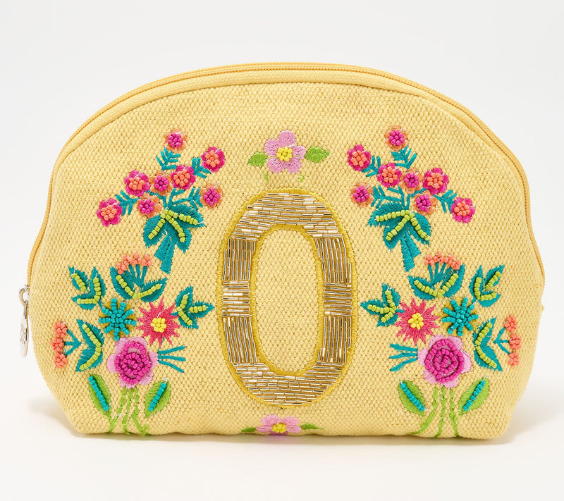 America & Beyond Embellished & Beaded Initial Pouch — View 45