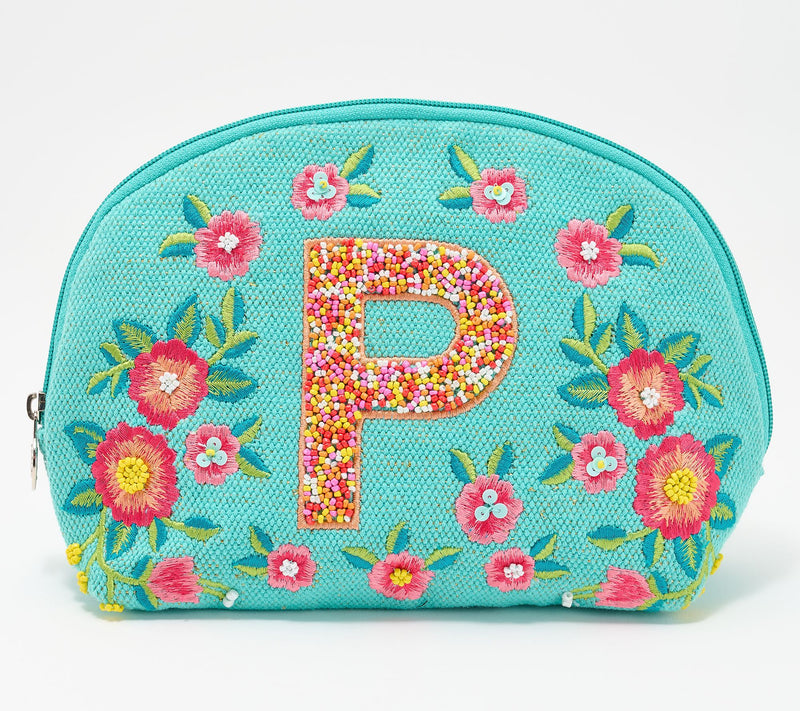 America & Beyond Embellished & Beaded Initial Pouch — View 46