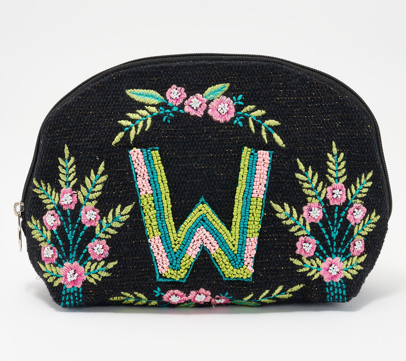 America & Beyond Embellished & Beaded Initial Pouch — View 53