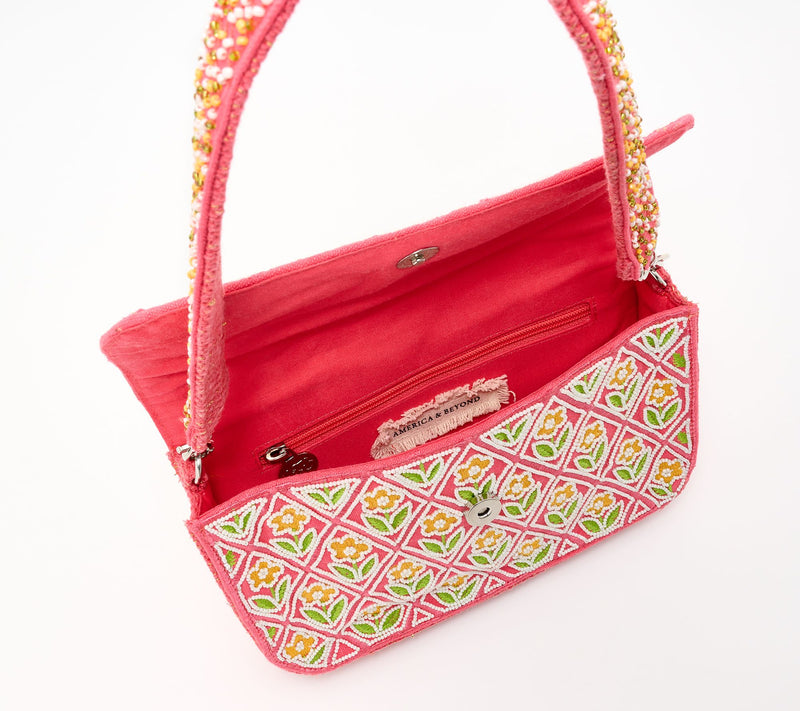 America & Beyond Embellished Shoulder Bag Mini Me Hangoff — View 16