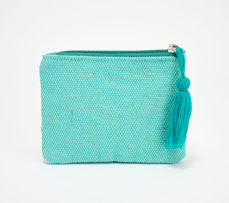 America & Beyond Embellished Beach Themed Coin Pouch — View 4