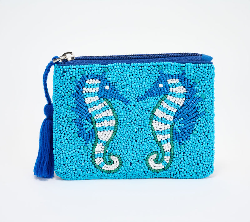 America & Beyond Embellished Beach Themed Coin Pouch — View 15