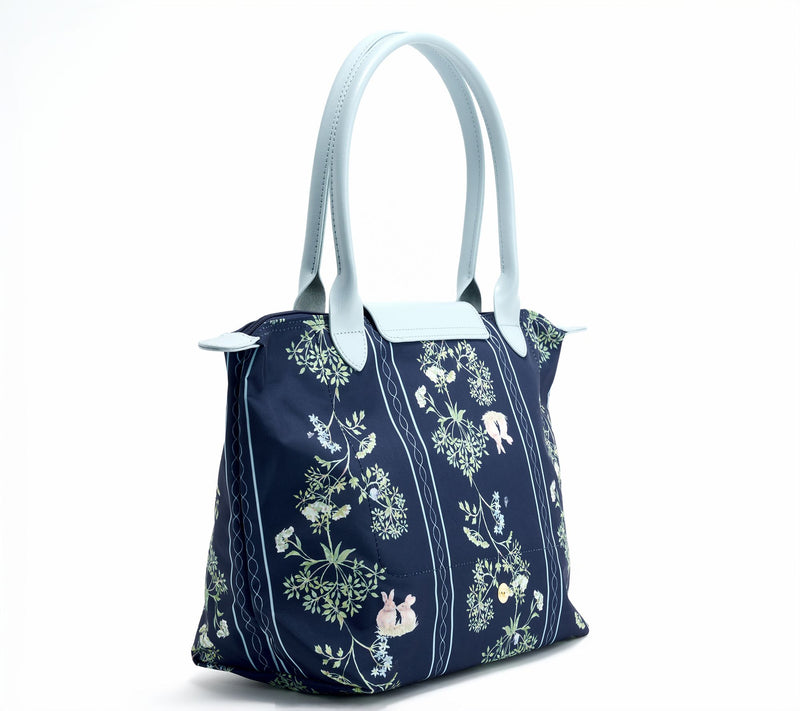 Neely & Chloe x Zenlora Packable Shoulder Bag w/ Leather Trim — View 2