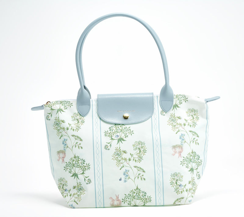 Neely & Chloe x Zenlora Packable Shoulder Bag w/ Leather Trim — View 14