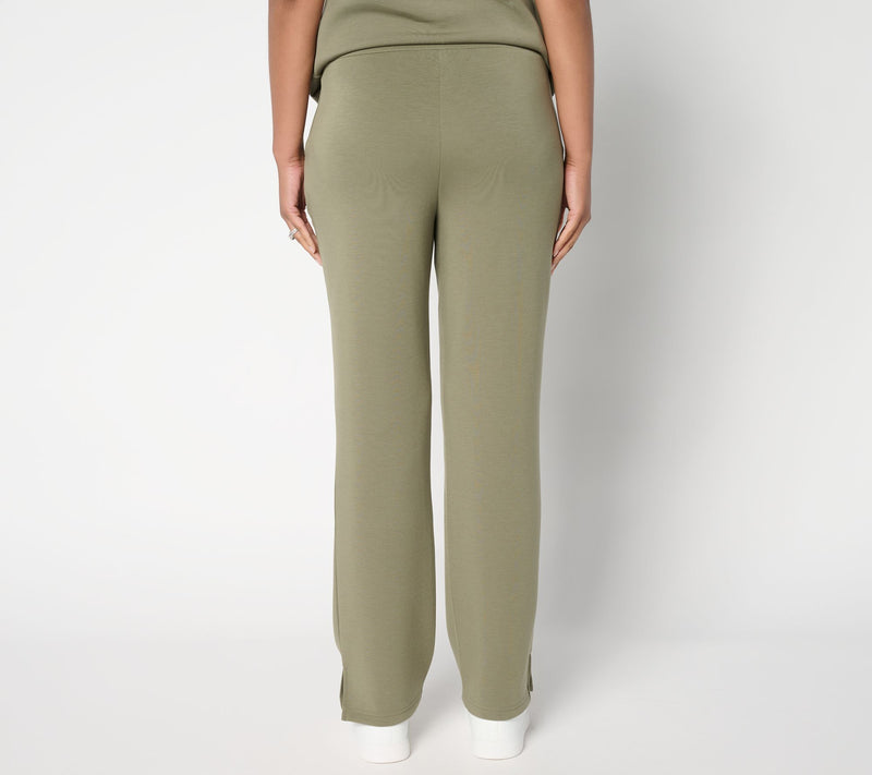 Belle by Kim Gravel Regular ScubaLuxe Drawstring Waist Pant — View 11