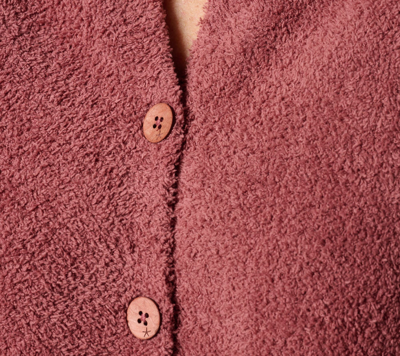Barefoot Dreams CozyChic Raglan Button Front Cardigan — View 16
