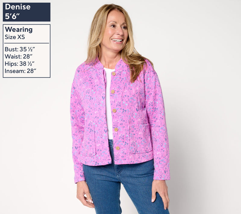 MUK LUKS Quilted Floral Topper — View 12