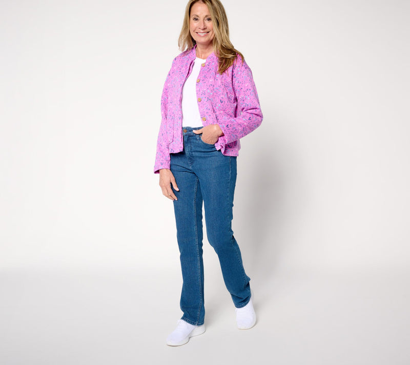 MUK LUKS Quilted Floral Topper — View 14