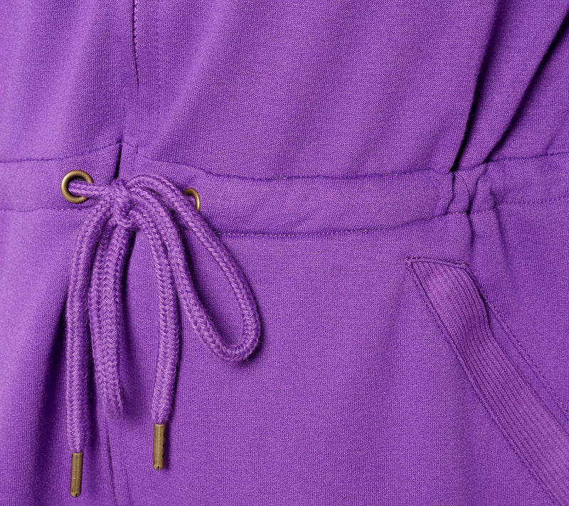 MUK LUKS French Terry Collared Zip-Up Topper — View 15