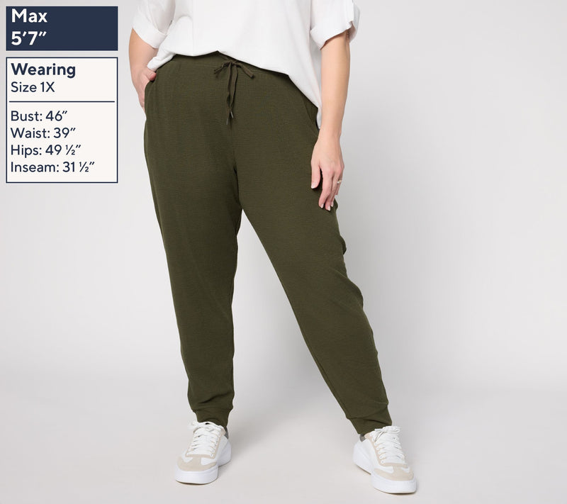 Cuddl Duds Soft Rib Jogger — View 10