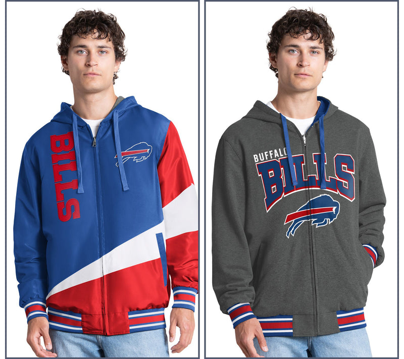 NFL Officially Licensed Reversible Full Zip Hooded Jacket — View 8