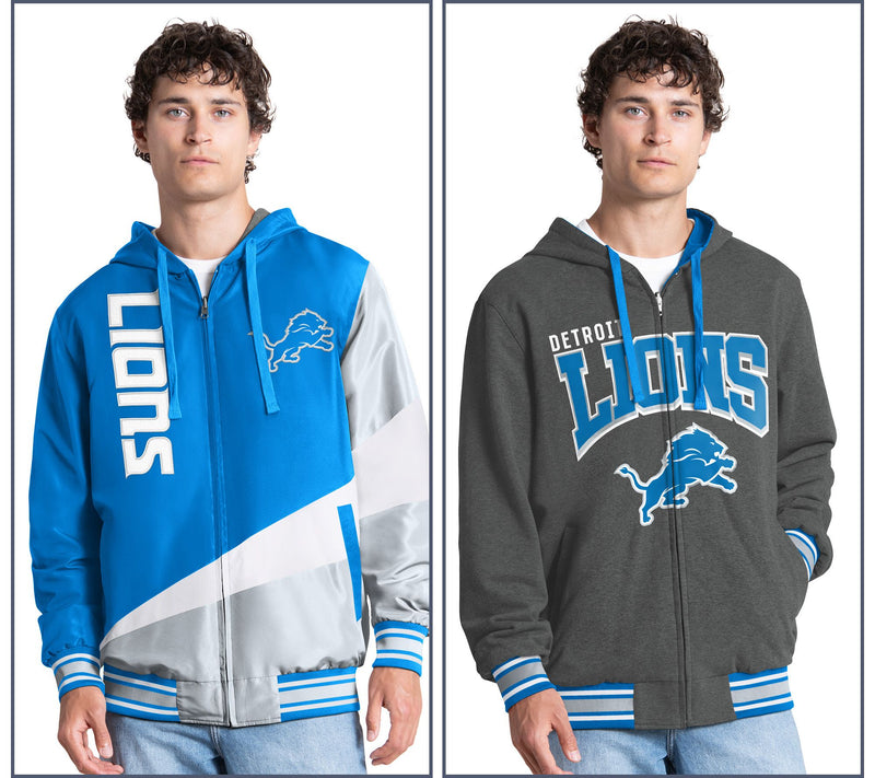 NFL Officially Licensed Reversible Full Zip Hooded Jacket — View 39
