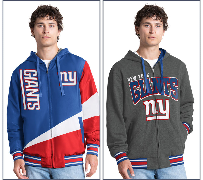 NFL Officially Licensed Reversible Full Zip Hooded Jacket — View 32