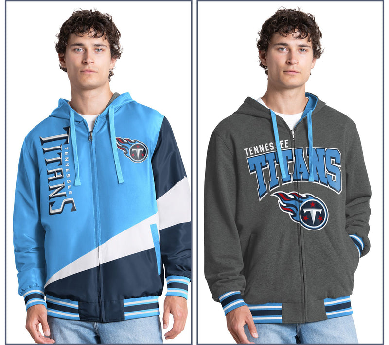 NFL Officially Licensed Reversible Full Zip Hooded Jacket — View 59