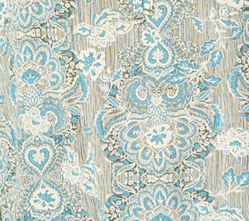 Denim & Co. Printed Bracelet Sleeve Popover Top — View 8
