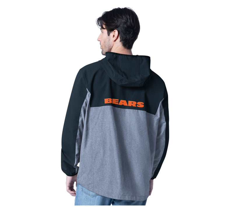 NFL Officially Licensed Men's Lightweight Full Zip Jacket w/ Hood — View 4