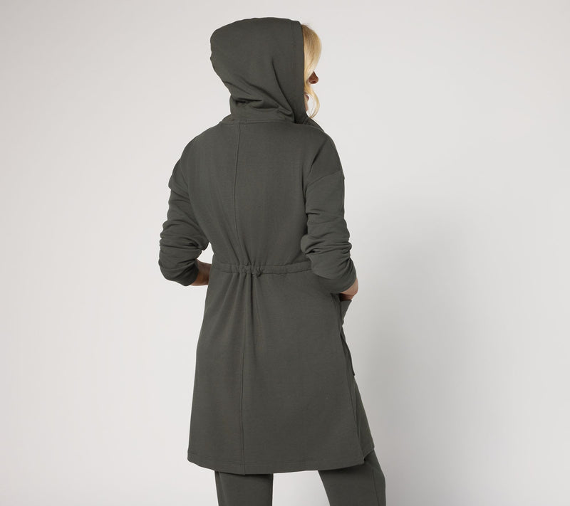 Barefoot Dreams Brushed Luxe Lounge Hooded Parka — View 3