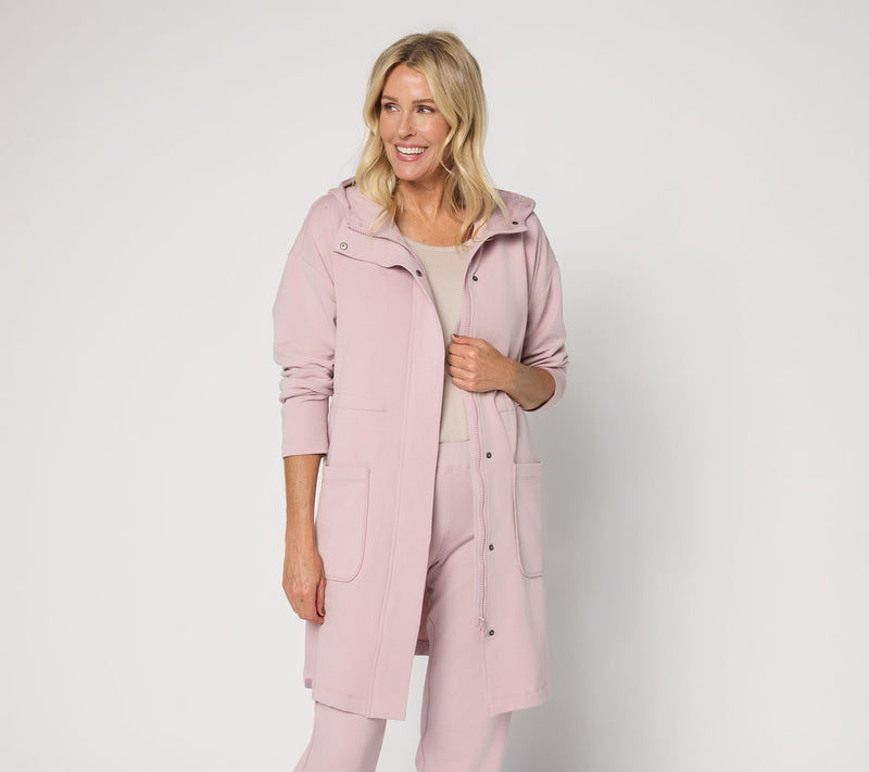 Barefoot Dreams Brushed Luxe Lounge Hooded Parka — View 15