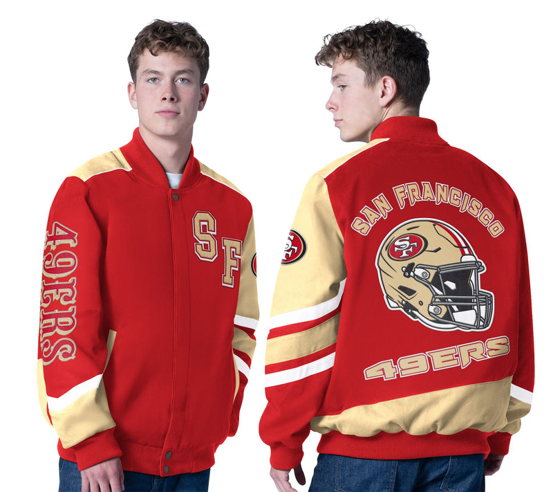 NFL Officially Licensed Snapfront Racing Jacket — Main view