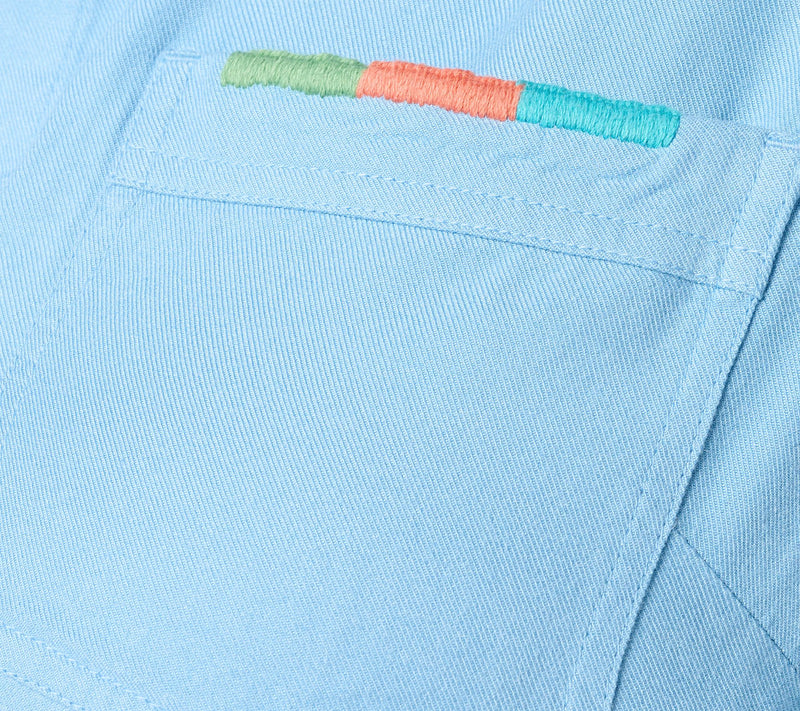 Denim & Co. Canyon Retreat Twill Button Front Shirt — View 6