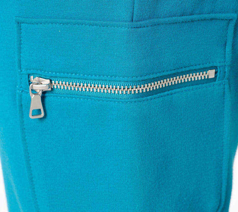 Denim & Co. Active Regular French Terry Straight Leg Cargo Pant — View 12