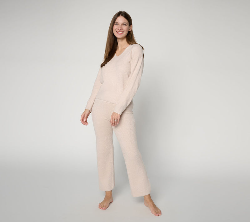 Barefoot Dreams CozyChic Lite Placed Rib Pullover — View 15