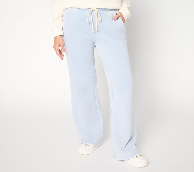 Peace Love World Petite French Terry Full Length Length Pants — View 13