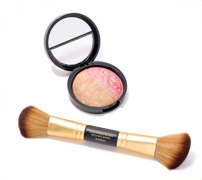 Laura Geller Baked Foundation & Blush Split Pan with Brush — View 13