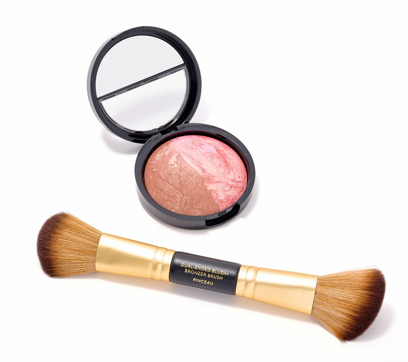 Laura Geller Baked Foundation & Blush Split Pan with Brush — View 15