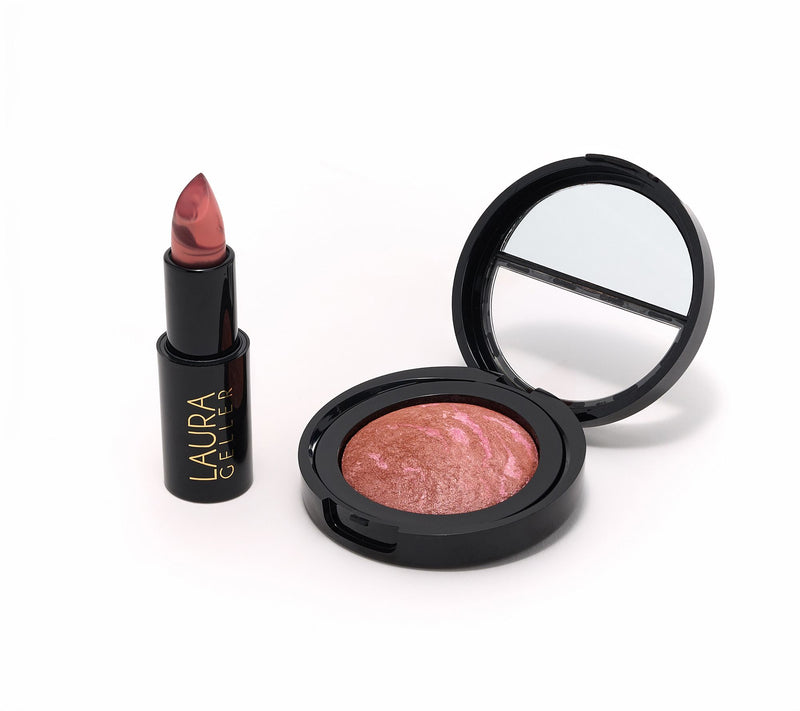 Laura Geller Baked Blush & Italian Marble Lipstick Set — Main view