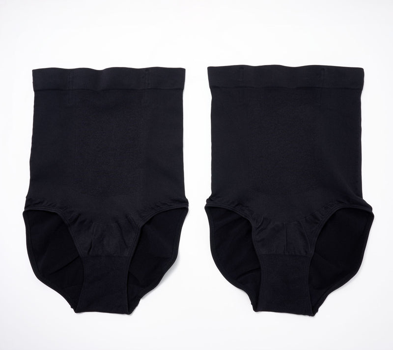 Shapermint Essentials High Waisted Shaper Panty Set of 2 — Main view