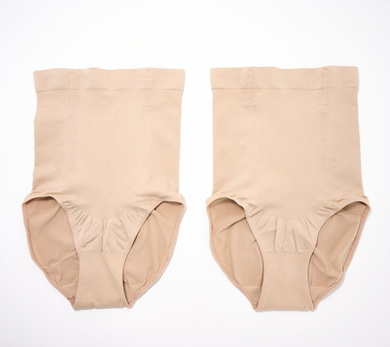 Shapermint Essentials High Waisted Shaper Panty Set of 2 — View 6