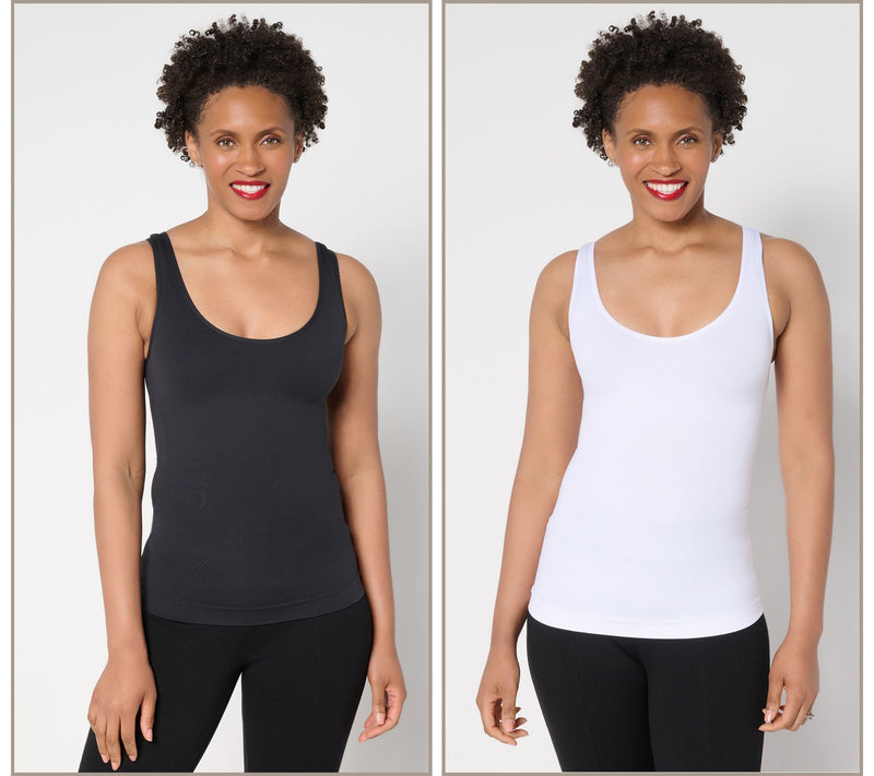 Shapermint Essentials All Day Everyday Shaping Tank Set of 2 — View 12