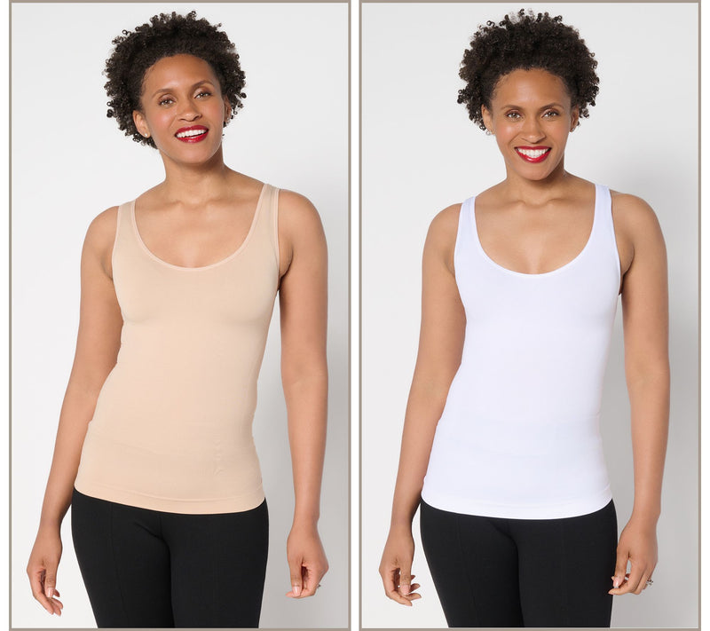 Shapermint Essentials All Day Everyday Shaping Tank Set of 2 — View 16