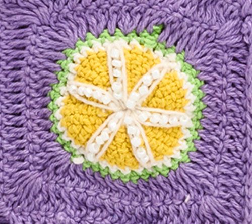 America & Beyond Embellished & Crocheted Zip Top Tote — View 10
