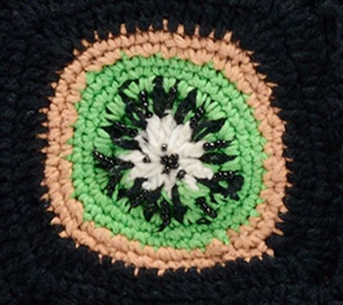 America & Beyond Embellished & Crocheted Zip Top Tote — View 13